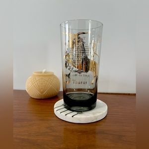♉️ Vintage Taurus Zodiac Tumbler Glass